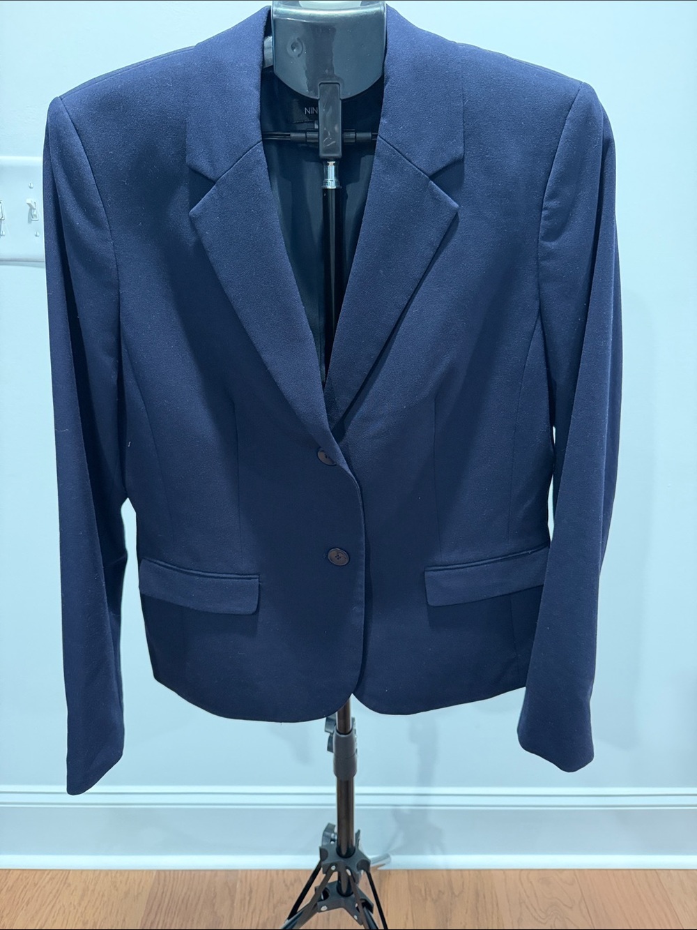 Nine West Women's Navy Tailored Blazer Jacket